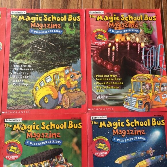 Vintage The Magic School Bus Magazines Ant Farm Volcano Rocks & More - Picture 3 of 15